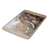 ゾウ愛好家アート バスマット (アングル)