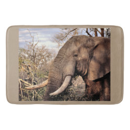 ゾウ愛好家アート バスマット