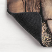 ゾウ愛好家アート マウスパッド (コーナー)