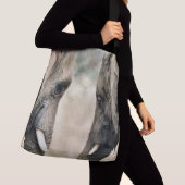 ゾウ愛好家 クロスボディバッグ (クローズアップ)