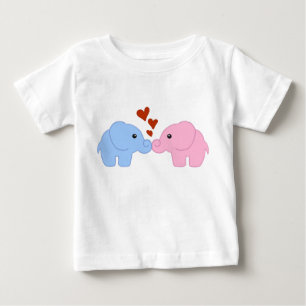 ゾウ愛 ベビーTシャツ
