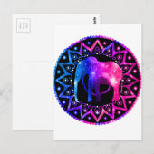 ゾウ曼荼羅 ポストカード (正面/裏面)