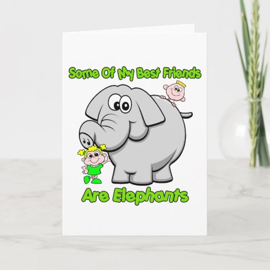 ゾウ最高のズ カード (正面)