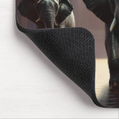 ゾウ有酸素性舞踊教室 マウスパッド (コーナー)