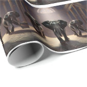 ゾウ有酸素性舞踊教室 ラッピングペーパー (ロールコーナー)