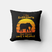 ゾウ枕、かわいいゾウ枕、ヴィンテージ クッション (正面)