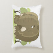 ゾウ枕 アクセントクッション (正面(垂直))