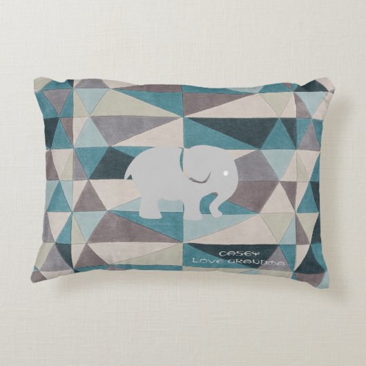 ゾウ枕 アクセントクッション (裏面)