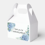 ゾウ熱気球ブルーアジサイ感謝していユー フェイバーボックス (裏面サイド)