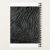 ゾウ皮抽象芸術 ノートブック (裏面)