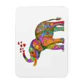 ゾウ磁石3"x4" マグネット (縦)