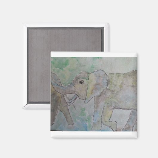 ゾウ磁石 マグネット (正面/裏面)