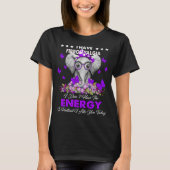 ゾウ私は線維筋痛を持っている私はenerを持っていない tシャツ (正面)