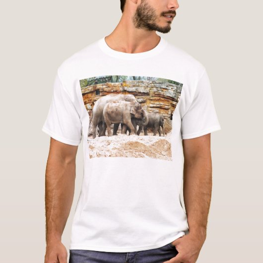 ゾウ科インディアン Tシャツ (正面)