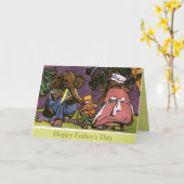 ゾウ科 –  カード (黄色い花)