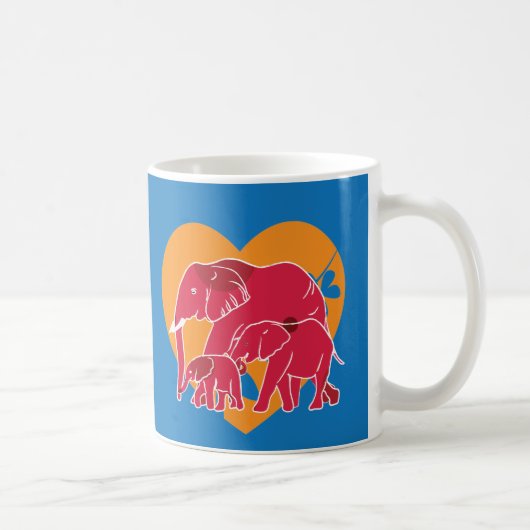 ゾウ科 コーヒーマグカップ (右)