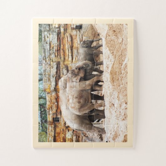 ゾウ科 ジグソーパズル (縦)