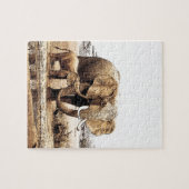 ゾウ科 ジグソーパズル (横)