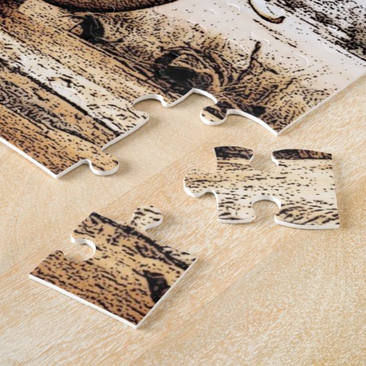 ゾウ科 ジグソーパズル (側面)