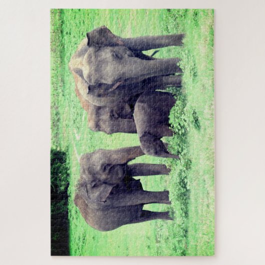 ゾウ科 ジグソーパズル (縦)