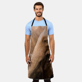 ゾウ科:野生動物威厳のある科 エプロン (着用した状態)