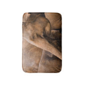 ゾウ科：野生動物威厳のある科 バスマット (正面縦)