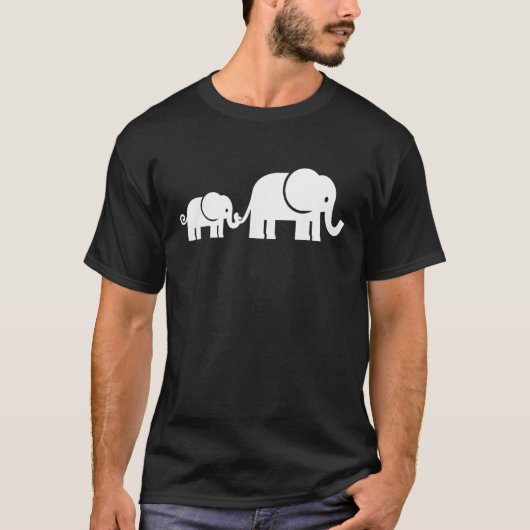 ゾウ科 Tシャツ (正面)