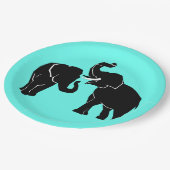 ゾウ紙プレート – カスタマイズ可能 ペーパープレート (アングル)