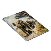 ゾウ群ヴィンテージ ノートブック (右側)