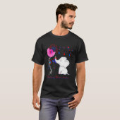 ゾウ肺線維症認識度帯 Tシャツ (正面フル)