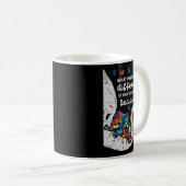 ゾウ自閉症の意識違うを高める コーヒーマグカップ (正面右)