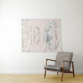 ゾウ花ガールベビー タペストリー (インサイチュ(横))