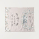 ゾウ花ガールベビー タペストリー (正面(横))