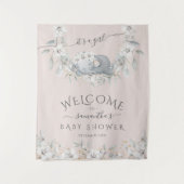 ゾウ花ガールベビー タペストリー (正面)