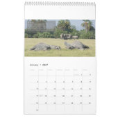 ゾウ行動カレンダー カレンダー (1月 2027)