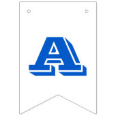 ゾウ赤ちゃんシャワーバナーのバンティングフラグ バンティングフラッグ (第3の旗)