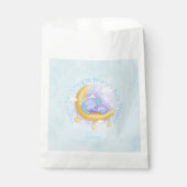 ゾウ赤ちゃんシャワーボーイブルー フェイバーバッグ (正面)