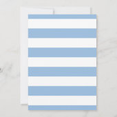 ゾウ赤ちゃんシャワー招待状男の子ベイビーシャワー 招待状 (裏面)