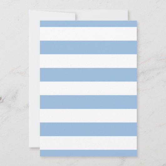 ゾウ赤ちゃんシャワー招待状男の子ベイビーシャワー 招待状 (裏面)