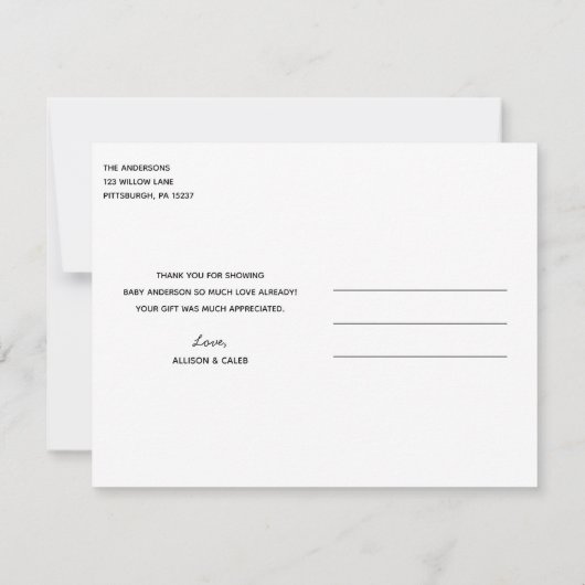 ゾウ赤ちゃんシャワーbyメールありがとう (裏面)