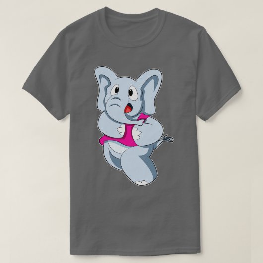 ゾウ走ト2 Tシャツ (デザイン正面)