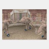 ゾウ転がズ ラッピングペーパーシート (正面)