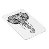 ゾウ頭ドードル マグネット (右側)