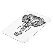 ゾウ頭ドードル マグネット (左側)