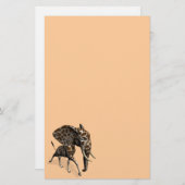 ゾウ風変わりンキリン雑種 便箋 (正面/裏面)