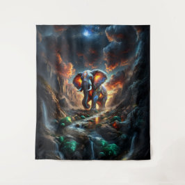 ゾウ01 タペストリー