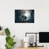 ゾウ1822636 ポスター (ホームオフィス)