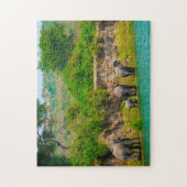 ゾウ・ウガンダ。 ジグソーパズル (縦)