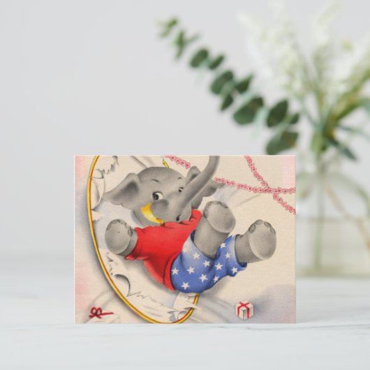 ゾウ・オップ ポストカード (スタンド正面)