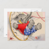 ゾウ・オップ ポストカード (正面/裏面)